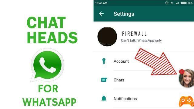 How to enable Chat Heads with WhatsApp