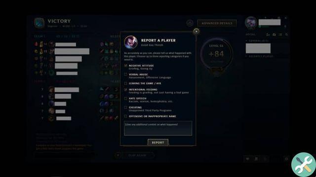 Cómo reportar a un jugador de LoL después de un partido - Reportar League of Legends