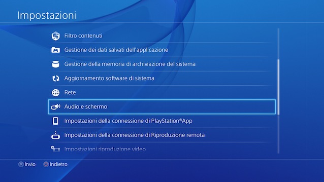 Playstation 4: Ajuste a área de exibição