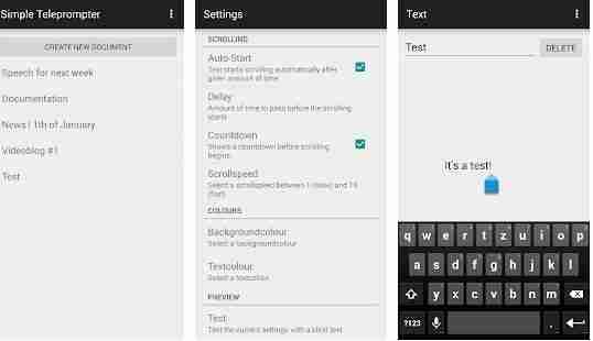Las mejores aplicaciones de teleprompter para Android