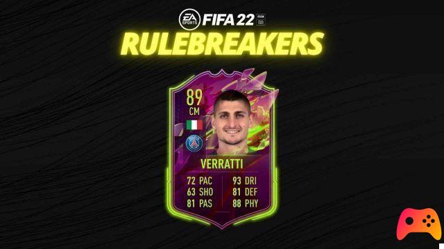 FIFA 22: cómo conseguir a Verratti Rulebreaker