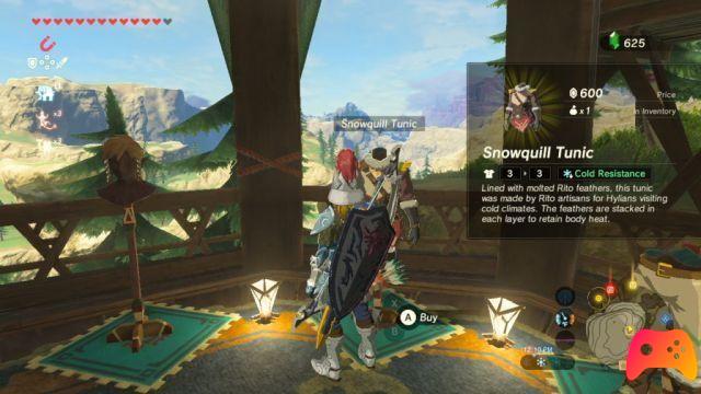 Survivez au froid dans The Legend of Zelda: Breath of the Wild