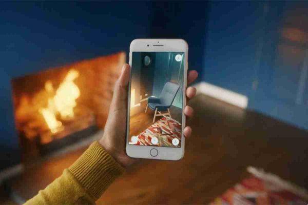 Augmented reality app on iPhone X and iPhone latest models