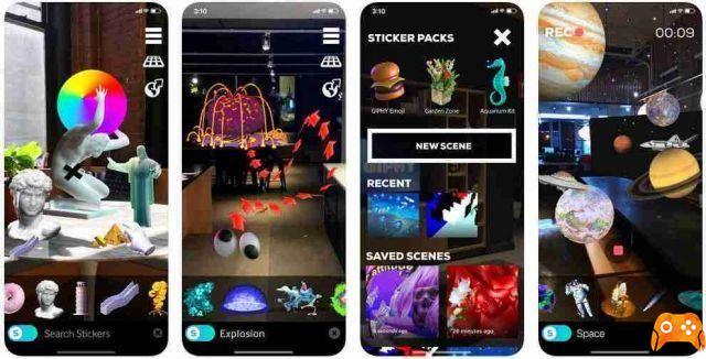 Augmented reality app on iPhone X and iPhone latest models