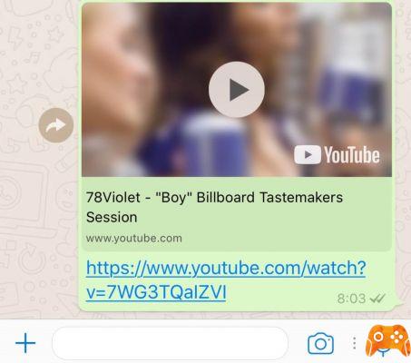 WhatsApp permite assistir vídeos do YouTube sem sair do chat