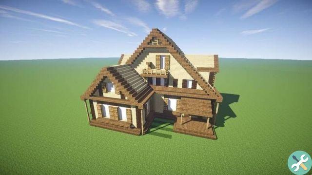 How to make a rustic house in Minecraft? - Rustic house