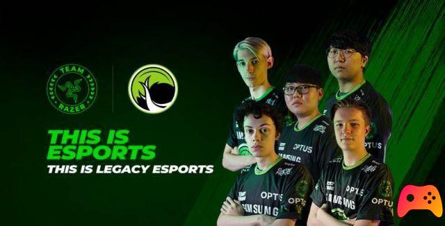 El equipo RAZER expande el equipo con Legacy eSprots