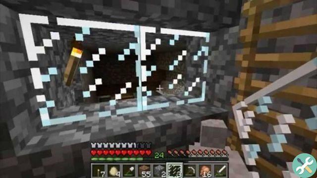 How to make or create a crystal or glass in Minecraft? Step by step