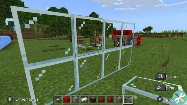 How to make or create a crystal or glass in Minecraft? Step by step