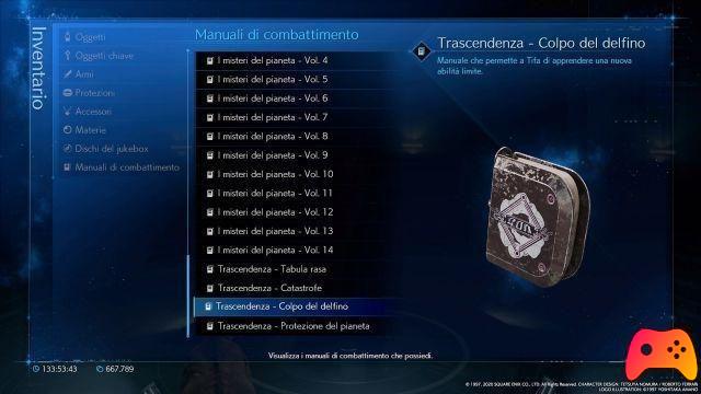 Final Fantasy VII Remake - Guide des manuels