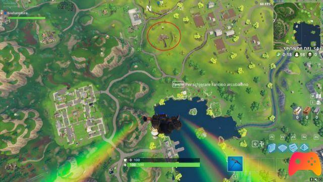 Where to find the place with Pozza, Mill and Umbrella on Fortnite