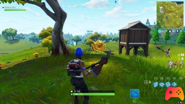 Onde encontrar o lugar com Pozza, Mill e Umbrella em Fortnite