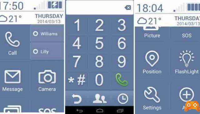 Launcher pour seniors ou personnes à faible visibilité sur Android