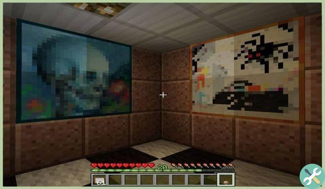 Comment faire un cadre ou une peinture dans Minecraft ? - Créer des cadres et des images