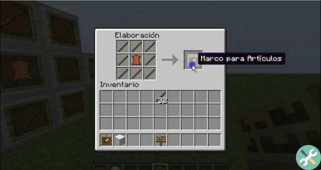 ¿Cómo hacer un marco o cuadro en Minecraft? - Crear marcos e imágenes.