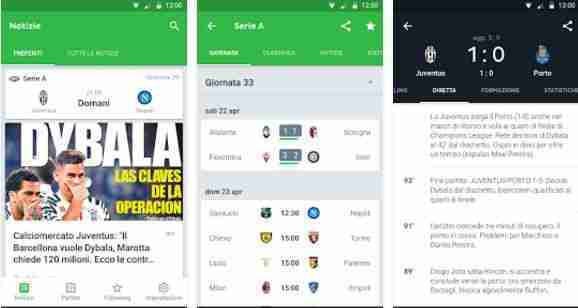 football apps for Android: the best on PlayStore