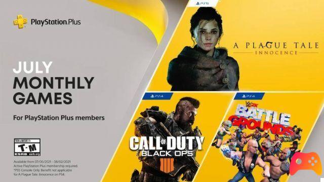 PlayStation Plus: juegos de julio