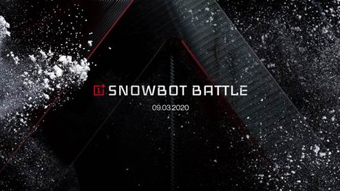 OnePlus présente le Snowbot Battle géré par la 5G