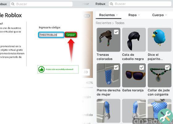 ➤Como resgatar códigos de roupas no Roblox e obter itens grátis