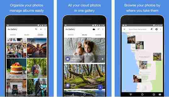 Application pour commander une galerie de photos sur Android
