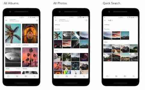 App to order photo gallery on Android