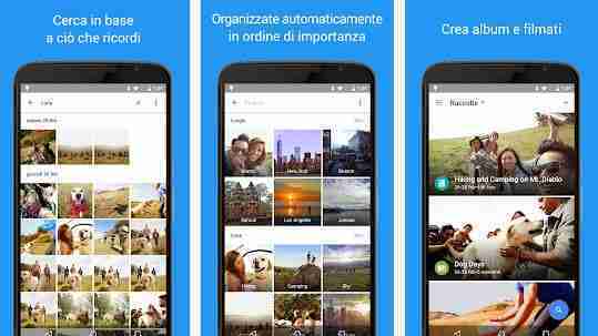 Application pour commander une galerie de photos sur Android