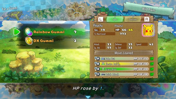 Pokémon Mystery Dungeon: Rescue Team DX - Gelées et champs d'équipe