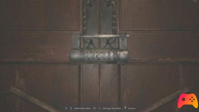 Resident Evil Village - Códigos de cadeado