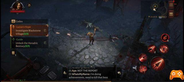 Diablo Immortal: Guía de zonas del Mapa de Bosque Oscuro