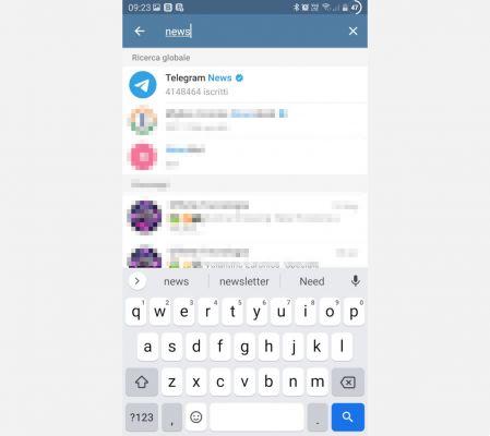 How to search on Telegram