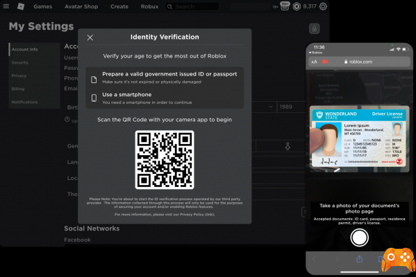 Roblox: algunas características ahora requieren verificación de edad