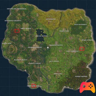 Find the three dance floors in Fortnite