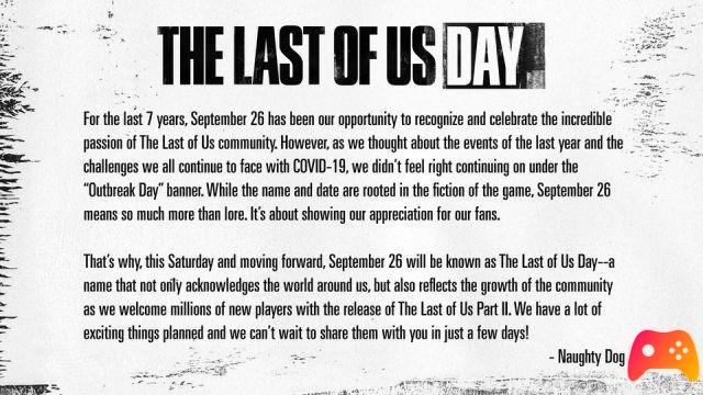 Naughty Dog annonce le dernier jour de nous