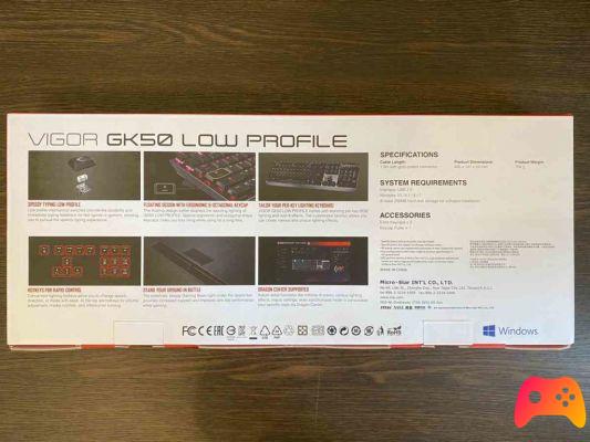 MSI Vigor GK50 Low Profile - Revisión