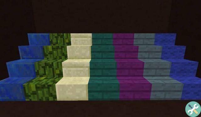 ¿Cómo hacer y diseñar escaleras en Minecraft? - De piedra, hormigón y otros materiales