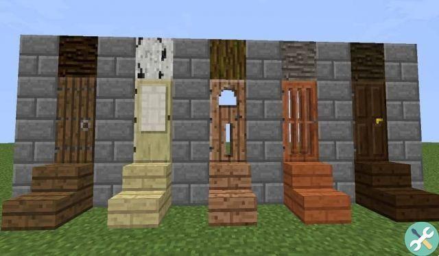 How to make and design stairs in Minecraft? - Made of stone, concrete and other materials