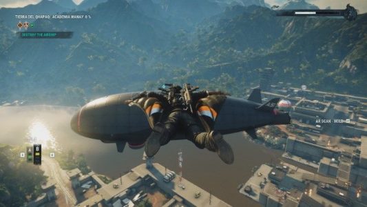 How to destroy an airship in Just Cause 4