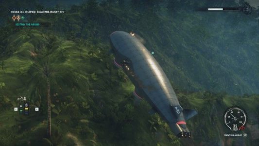 How to destroy an airship in Just Cause 4