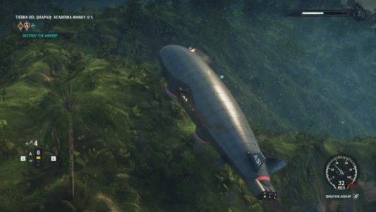 Comment détruire un dirigeable dans Just Cause 4