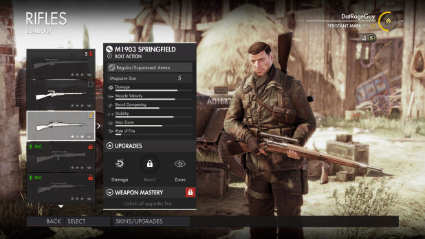 Guide du fusil Sniper Elite 4 Sniper