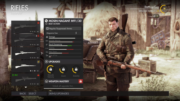 Guide du fusil Sniper Elite 4 Sniper