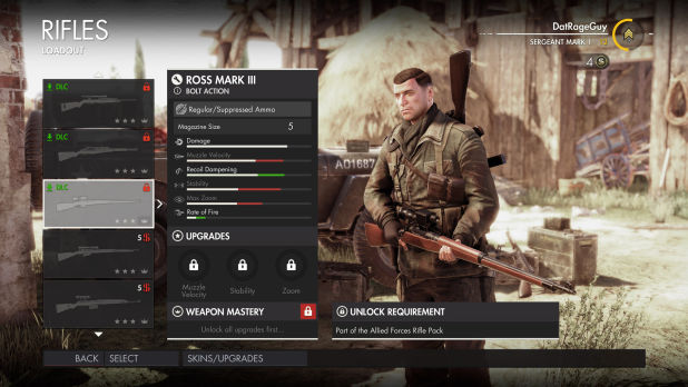 Guia Sniper Elite 4 Sniper Rifle