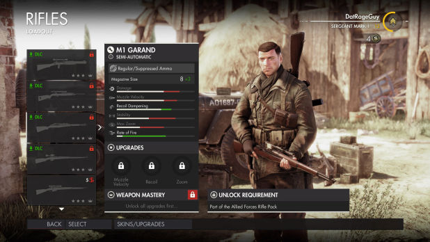 Guide du fusil Sniper Elite 4 Sniper