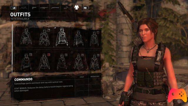 Rise of the Tomb Raider - Como obter todos os conjuntos