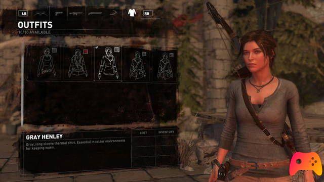 Rise of the Tomb Raider - Comment obtenir tous les ensembles