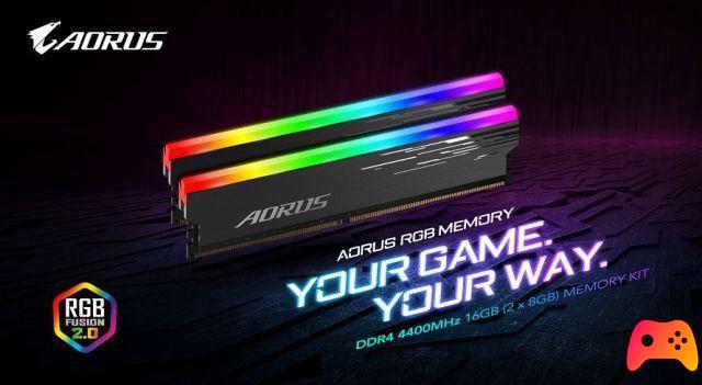 GIGABYTE apresenta RGB MEMORY 4400MHz 16GB