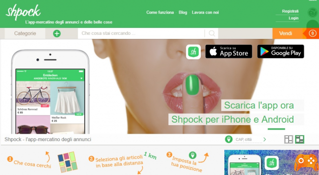 Application Shpock Quelle est la nouvelle application populaire sur les magasins d'applications