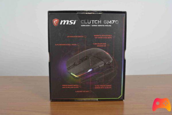 Souris MSI Clutch GM 70 - Critique