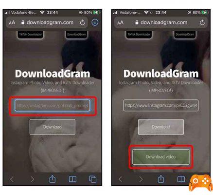 Download videos from Instagram to iPhone, easy