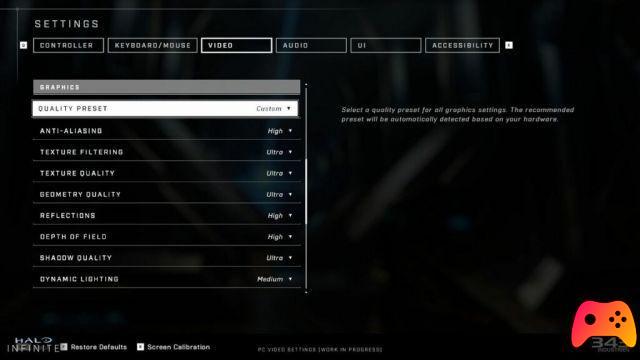 Halo Infinite graphics settings revealed